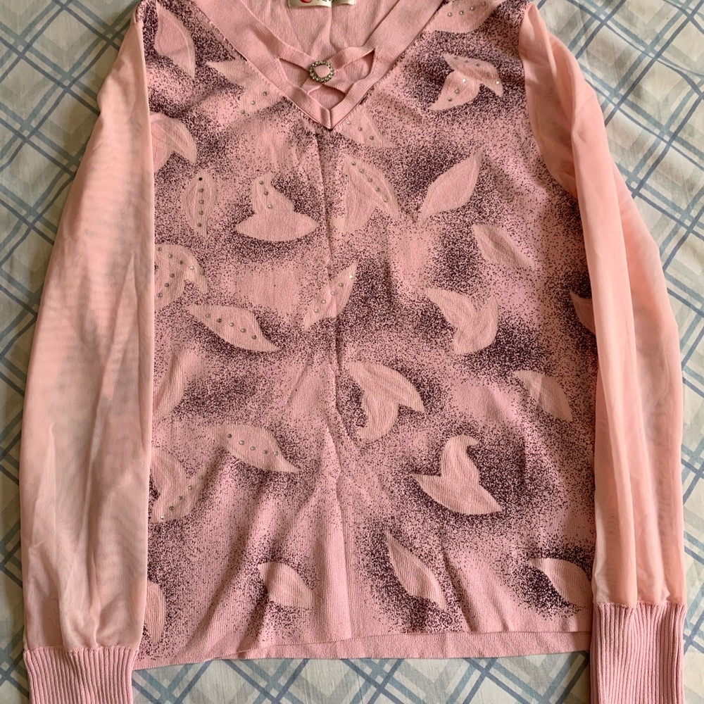 Pink sweater